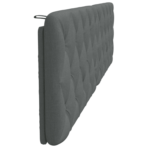 Almofadão de Cabeceira - Cabeceira de cama 200 cm tecido cinzento-escuro Almofadão de Cabeceira - Cabeceira de cama 200 cm tecido cinzento-escuro