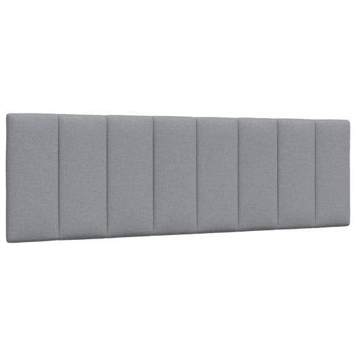 Almofadão de Cabeceira - Cabeceira de cama 160 cm tecido cinzento-claro