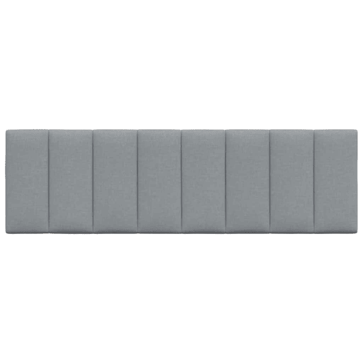 Almofadão de Cabeceira - Cabeceira de cama 160 cm tecido cinzento-claro