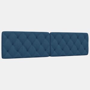 Almofadão de Cabeceira - Cabeceira de cama 200 cm tecido azul