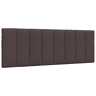 Almofadão de Cabeceira - Cabeceira de cama 140 cm tecido castanho-escuro