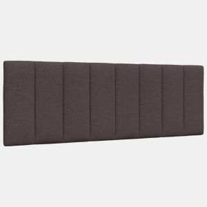 Almofadão de Cabeceira - Cabeceira de cama 140 cm tecido castanho-escuro