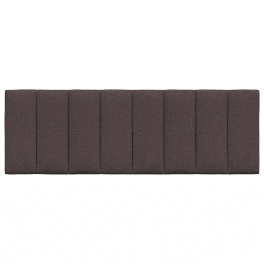 Almofadão de Cabeceira - Cabeceira de cama 140 cm tecido castanho-escuro Almofadão de Cabeceira - Cabeceira de cama 140 cm tecido castanho-escuro