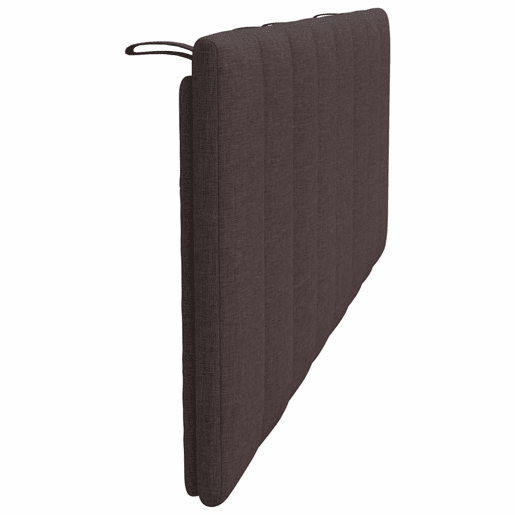 Almofadão de Cabeceira - Cabeceira de cama 140 cm tecido castanho-escuro Almofadão de Cabeceira - Cabeceira de cama 140 cm tecido castanho-escuro