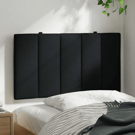 Almofadão de Cabeceira - Cabeceira de cama 90 cm tecido preto