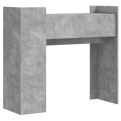 Mesa Consola - Mesa De Entrada 100x35x90 cm derivados de madeira cinzento cimento