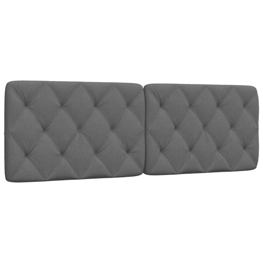Almofadão de Cabeceira - Cabeceira de cama 160 cm tecido cinzento-escuro