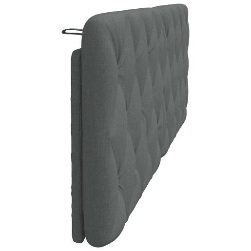 Almofadão de Cabeceira - Cabeceira de cama 160 cm tecido cinzento-escuro