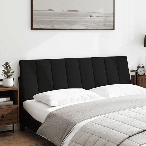 Almofadão de Cabeceira - Cabeceira de cama 160 cm tecido preto