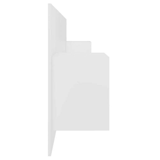 Cabeceira - Cabeceira de cama cama + armários madeira processada branco