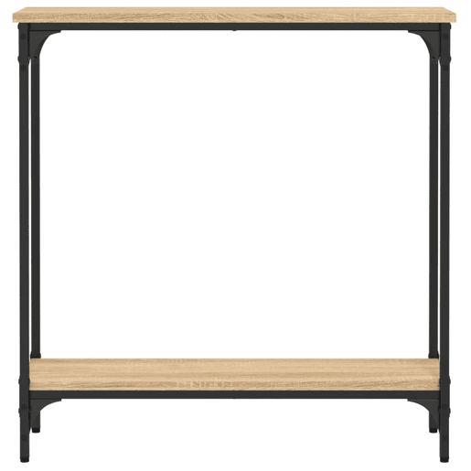 Mesa Consola - Mesa De Entrada 75x22,5x75 cm derivados de madeira carvalho sonoma