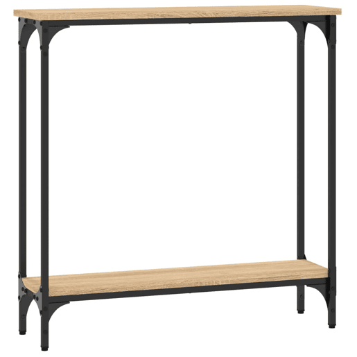 Mesa Consola - Mesa De Entrada 75x22,5x75 cm derivados de madeira carvalho sonoma