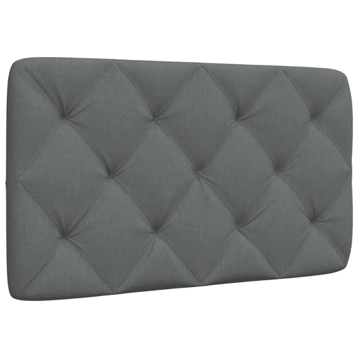 Almofadão de Cabeceira - Cabeceira de cama 90 cm tecido cinzento-escuro