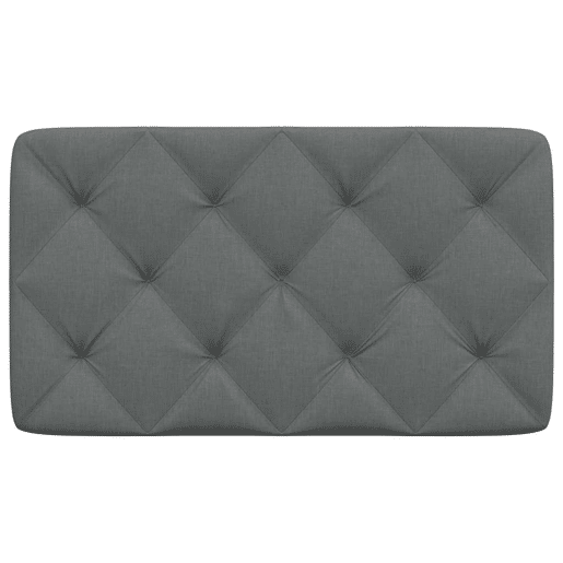 Almofadão de Cabeceira - Cabeceira de cama 90 cm tecido cinzento-escuro