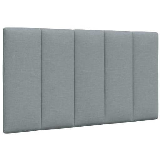 Almofadão de Cabeceira - Cabeceira de cama 80 cm tecido cinzento-claro