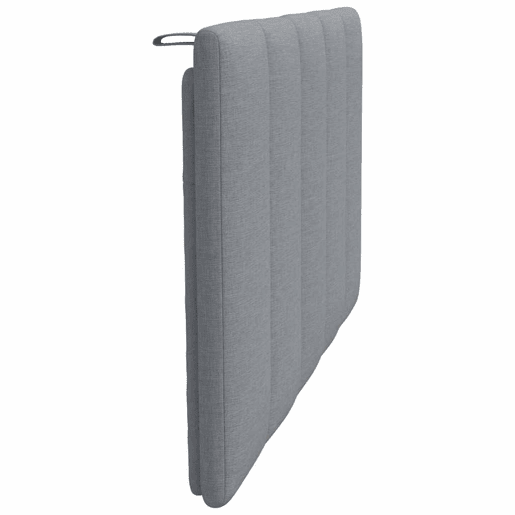Almofadão de Cabeceira - Cabeceira de cama 80 cm tecido cinzento-claro