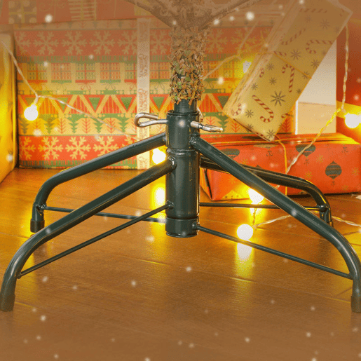HOMCOM Árvore de Natal Artificial 180 cm Árvore de Natal Nevada Abeto Artificial com 1207 Ramos Base Dobrável e Fácil de Montar Decoração para Casa Escritório Festas Verde