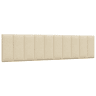Almofadão de Cabeceira - Cabeceira de cama 200 cm tecido creme