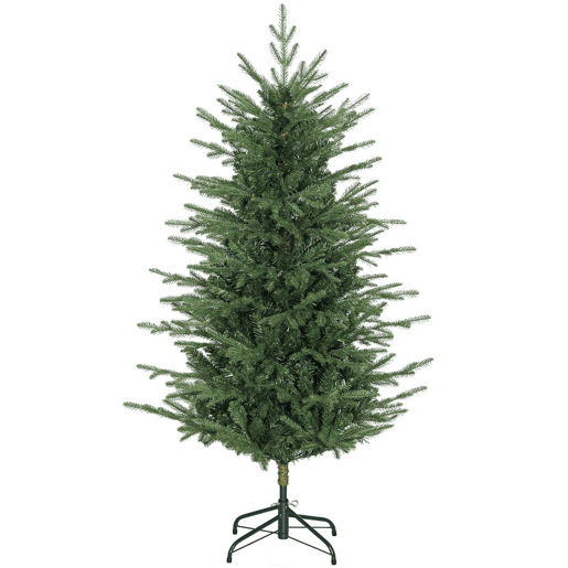 HOMCOM Árvore de Natal Artificial 150 cm Árvore de Natal com 1186 Ramos Densos Suporte Metálico Dobrável Montagem Fácil para Interior Verde