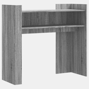 Mesa Consola - Mesa De Entrada 100x35x90 cm derivados de madeira cinzento sonoma