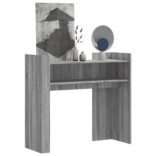 Mesa Consola - Mesa De Entrada 100x35x90 cm derivados de madeira cinzento sonoma