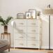 Cajonera de Tela HOMCOM, hogar - muebles de dormitorio Cajonera de Tela HOMCOM, hogar - muebles de dormitorio Crudo