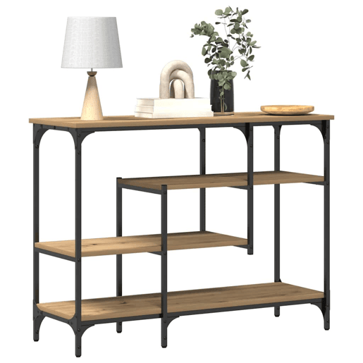 Mesa Consola - Mesa De Entrada carvalho artisiano 100 x 35 x 75 cm