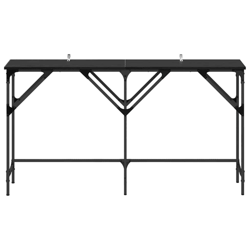 Mesa Consola - Mesa De Entrada Carvalho preto 140 x 29 x 75 cm Madeira processada