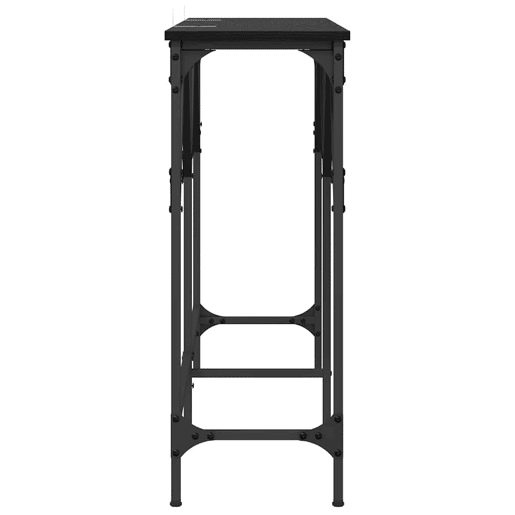 Mesa Consola - Mesa De Entrada Carvalho preto 140 x 29 x 75 cm Madeira processada