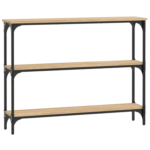 Mesa Consola - Mesa De Entrada 100x22,5x75cm derivados de madeira carvalho sonoma Mesa Consola - Mesa De Entrada 100x22,5x75cm derivados de madeira carvalho sonoma