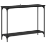 Mesa Consola - Mesa De Entrada Carvalho preto 101 x 30.5 x 75 cm Madeira processada