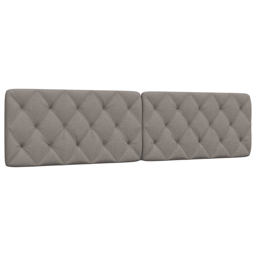 Almofadão de Cabeceira - Cabeceira de cama 200 cm tecido cinzento-acastanhado Almofadão de Cabeceira - Cabeceira de cama 200 cm tecido cinzento-acastanhado