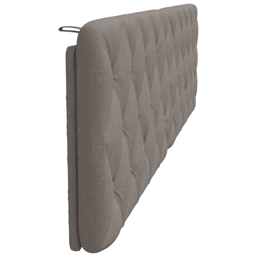 Almofadão de Cabeceira - Cabeceira de cama 200 cm tecido cinzento-acastanhado Almofadão de Cabeceira - Cabeceira de cama 200 cm tecido cinzento-acastanhado