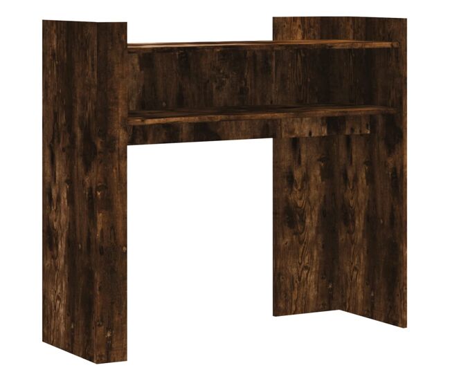 Mesa consola - mesa de entrada de madera de ingeniería roble ahumado 100x35x90 cm