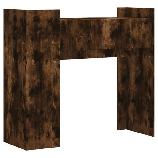 Mesa Consola - Mesa De Entrada 100x35x90 cm derivados de madeira carvalho fumado