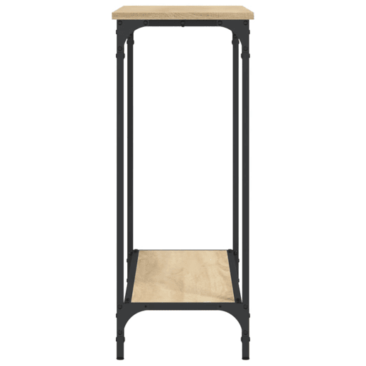 Mesa Consola - Mesa De Entrada 101x30,5x75cm derivados de madeira carvalho sonoma