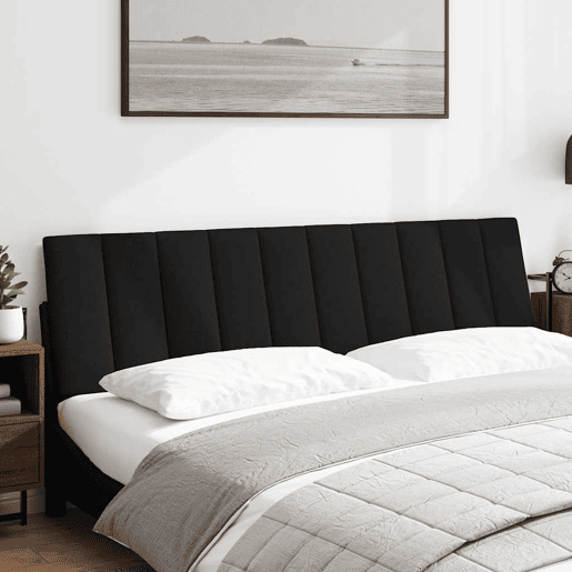 Almofadão de Cabeceira - Cabeceira de cama 180 cm tecido preto