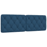 Almofadão de Cabeceira - Cabeceira de cama 160 cm tecido azul