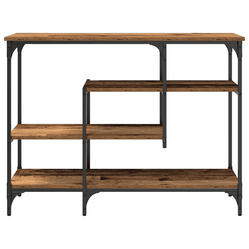 Mesa Consola - Mesa De Entrada com prateleira Madeira antiga 100 x 35 x 75 cm