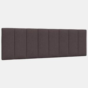 Almofadão de Cabeceira - Cabeceira de cama 160 cm tecido castanho-escuro