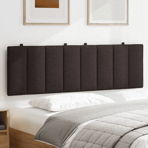Almofadão de Cabeceira - Cabeceira de cama 160 cm tecido castanho-escuro Almofadão de Cabeceira - Cabeceira de cama 160 cm tecido castanho-escuro