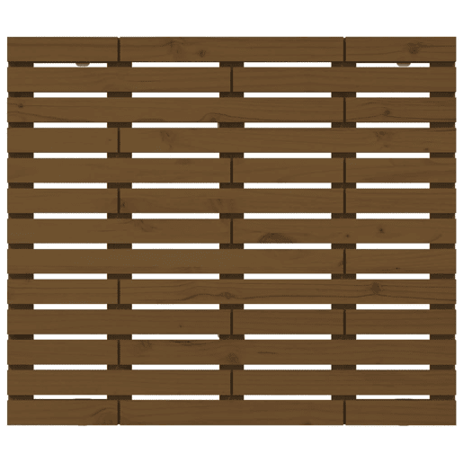 Cabeceira - Cabeceira de cama de parede 96x3x91,5 cm pinho maciço castanho-mel