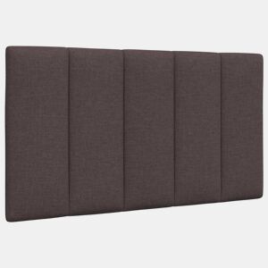 Almofadão de Cabeceira - Cabeceira de cama 90 cm tecido castanho-escuro