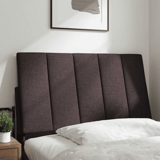 Almofadão de Cabeceira - Cabeceira de cama 90 cm tecido castanho-escuro