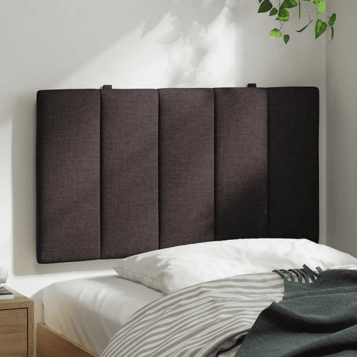 Almofadão de Cabeceira - Cabeceira de cama 90 cm tecido castanho-escuro