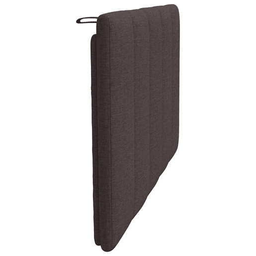Almofadão de Cabeceira - Cabeceira de cama 90 cm tecido castanho-escuro