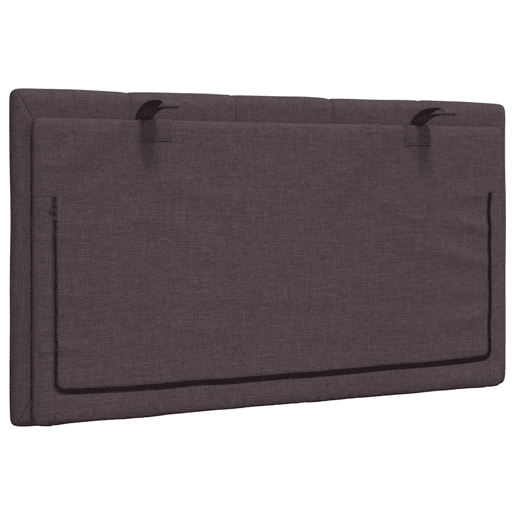 Almofadão de Cabeceira - Cabeceira de cama 90 cm tecido castanho-escuro