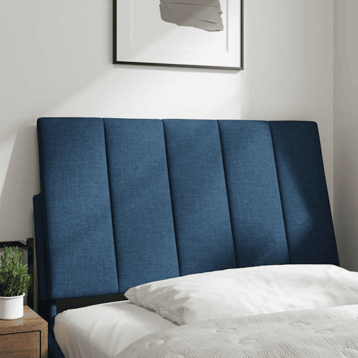 Almofadão de Cabeceira - Cabeceira de cama 80 cm tecido azul