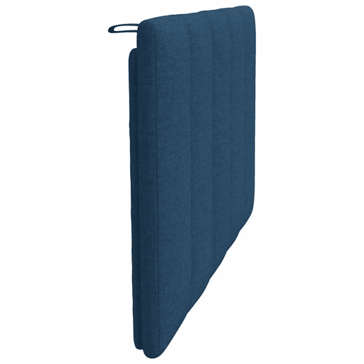 Almofadão de Cabeceira - Cabeceira de cama 80 cm tecido azul