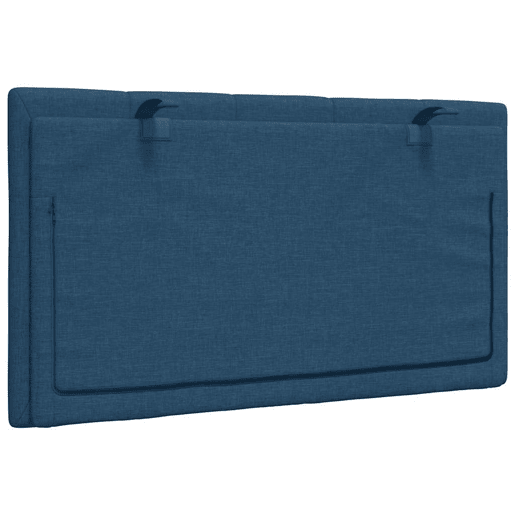 Almofadão de Cabeceira - Cabeceira de cama 80 cm tecido azul